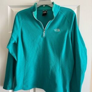 The North Face Turquoise Fleece Pullover